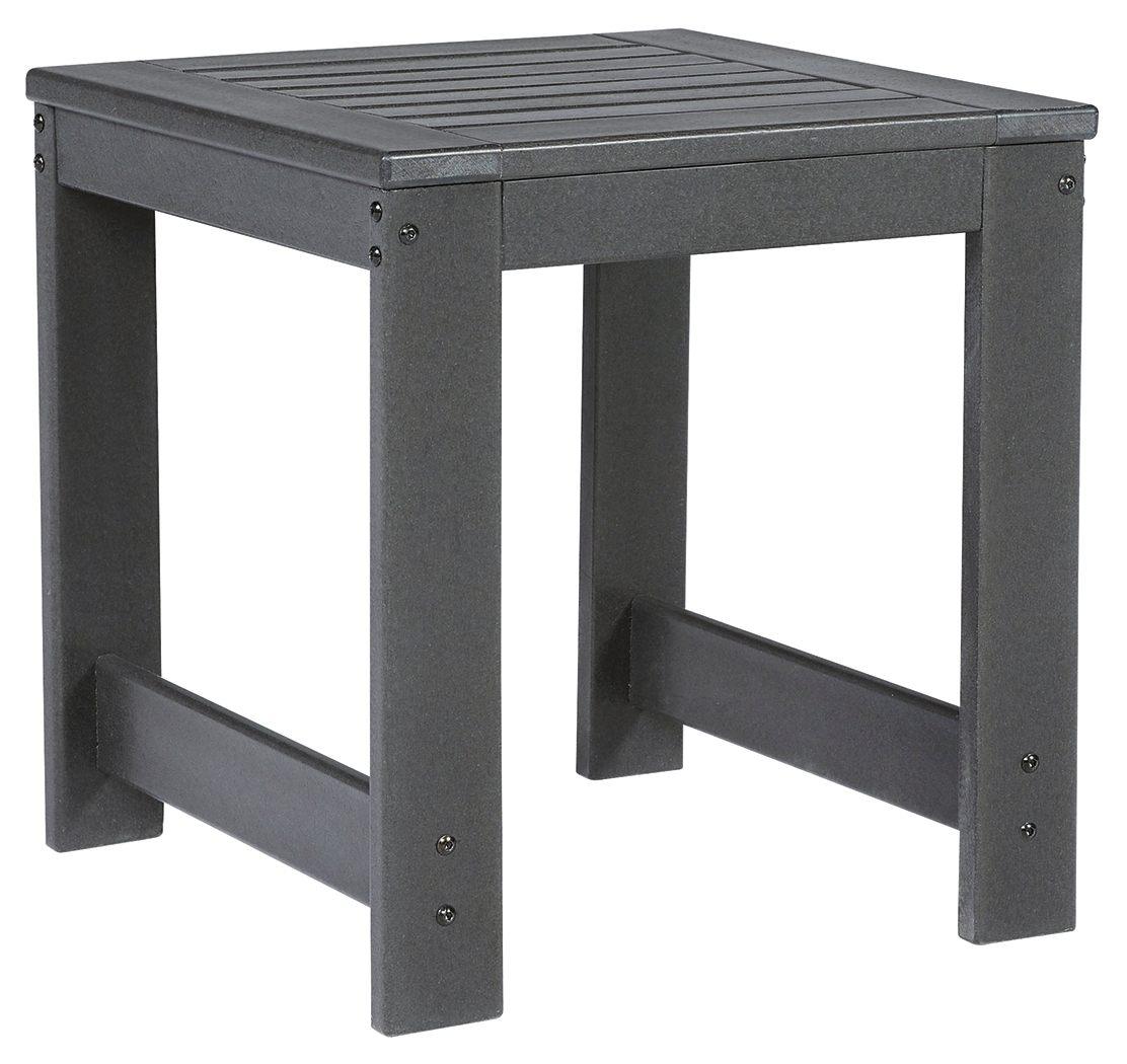Amora - Charcoal Gray - Square End Table Tony's Home Furnishings Furniture. Beds. Dressers. Sofas.