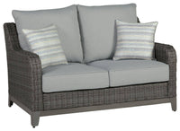 Thumbnail for Elite Park - Gray - Loveseat W/Cushion Tony's Home Furnishings Furniture. Beds. Dressers. Sofas.