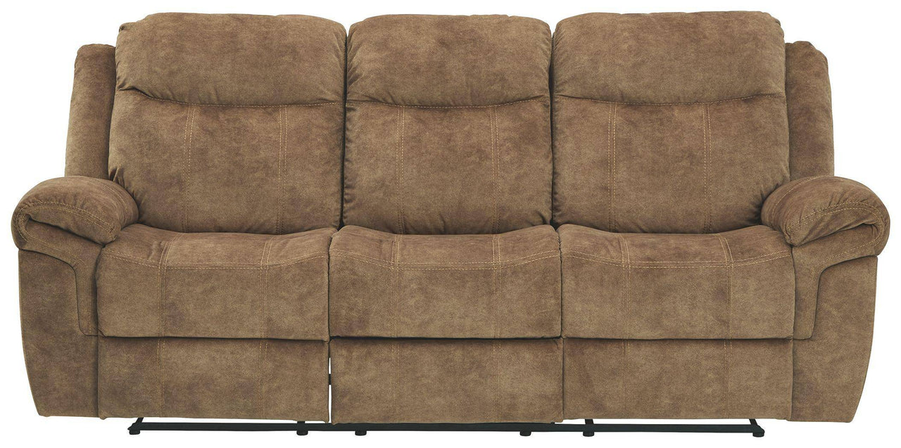 Huddle-up - Nutmeg - Rec Sofa W/Drop Down Table Tony's Home Furnishings Furniture. Beds. Dressers. Sofas.