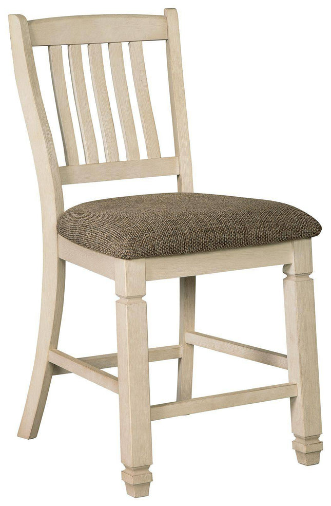 Bolanburg - Beige - Upholstered Barstool (Set of 2) Signature Design by Ashley® 