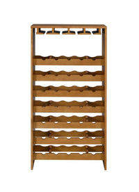 Thumbnail for Hanzi - Wine Cabinet - Oak Finish - Tony's Home Furnishings