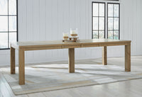 Thumbnail for Galliden - Light Brown - Rectangular Dining Room Extension Table - Tony's Home Furnishings