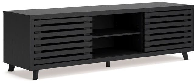 Danziar - Black - Extra Large TV Stand - Tony's Home Furnishings