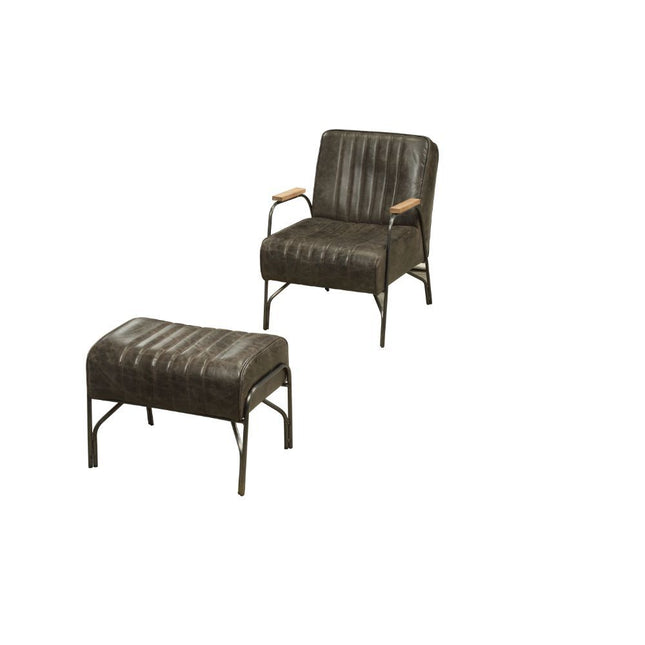 Sarahi - 2Pc Pk Chair & Ottoman - Tony's Home Furnishings