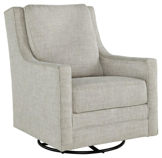 Kambria - Fog - Swivel Glider Accent Chair Signature Design by Ashley® Yakima WA