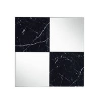 Angwin - Wall Mirror - Mirrored & Faux Marble - Tony's Home Furnishings