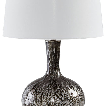 Tenslow - Antique Black - Glass Table Lamp Signature Design by Ashley® 