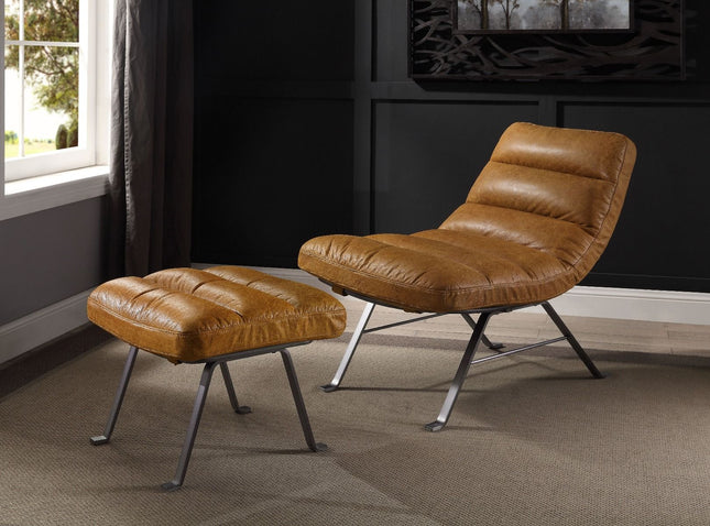 Bison - Accent Chair - Toffee Top Grain Leather - Tony's Home Furnishings