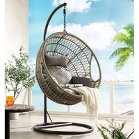 Thumbnail for Vasant - Hanging Chair - Fabric & Rope - Tony's Home Furnishings
