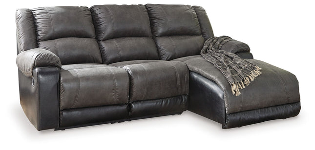 Nantahala - Reclining Sectional With Chaise - Tony's Home Furnishings