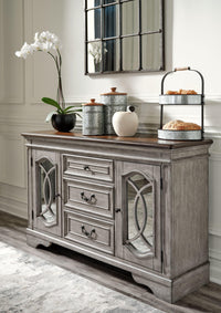 Thumbnail for Lodenbay - Antique Gray - Dining Room Server Tony's Home Furnishings Furniture. Beds. Dressers. Sofas.