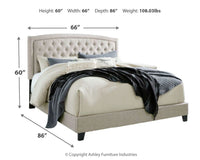 Thumbnail for Jerary - Arched Upholstered Bed - Tony's Home Furnishings
