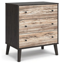 Thumbnail for Lannover - Brown / Beige - Three Drawer Chest Tony's Home Furnishings Furniture. Beds. Dressers. Sofas.