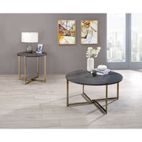 Bromia - Coffee Table - Black & Champagne - Tony's Home Furnishings