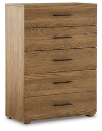 Thumbnail for Dakmore - Brown - Five Drawer Chest Tony's Home Furnishings Furniture. Beds. Dressers. Sofas.