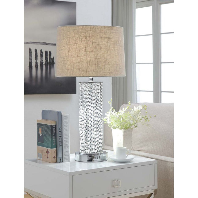 Britt - Table Lamp - Chrome - Tony's Home Furnishings