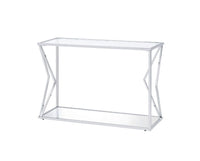Virtue - Accent Table - Clear Glass & Chrome Finish - Tony's Home Furnishings