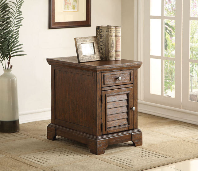 Evrard - Accent Table - Dark Oak - Tony's Home Furnishings