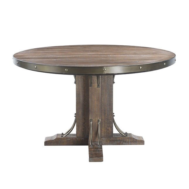 Raphaela - Dining Table - Weathered Cherry Finish - 30" - Tony's Home Furnishings