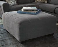 Thumbnail for Ambee - Slate - Oversized Accent Ottoman Tony's Home Furnishings Furniture. Beds. Dressers. Sofas.