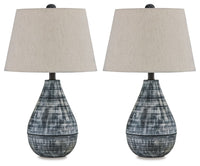 Thumbnail for Erivell - Taupe / Black - Metal Table Lamp (Set of 2) Tony's Home Furnishings Furniture. Beds. Dressers. Sofas.