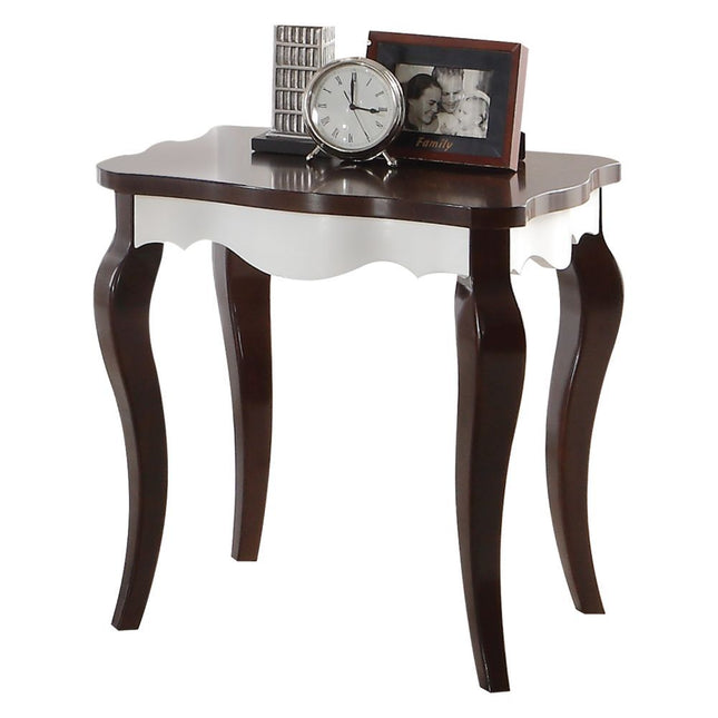 Mathias - End Table - Walnut & White - Tony's Home Furnishings