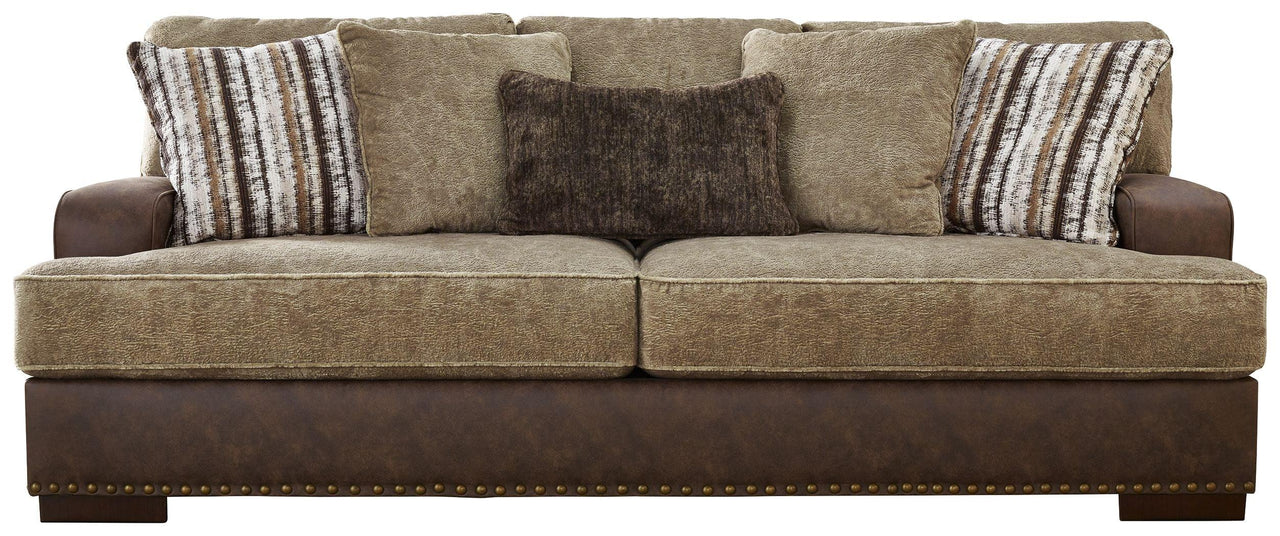 Alesbury - Chocolate - Sofa Tony's Home Furnishings Furniture. Beds. Dressers. Sofas.