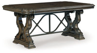 Thumbnail for Maylee - Dark Brown - Dining Extension Table - Tony's Home Furnishings