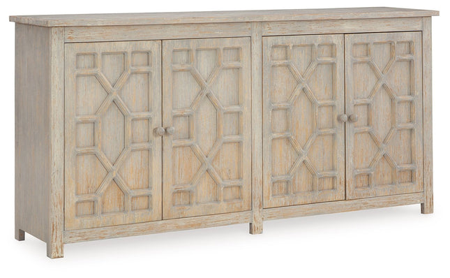 Caitrich - Distressed Blue - Accent Cabinet Signature Design by Ashley® 