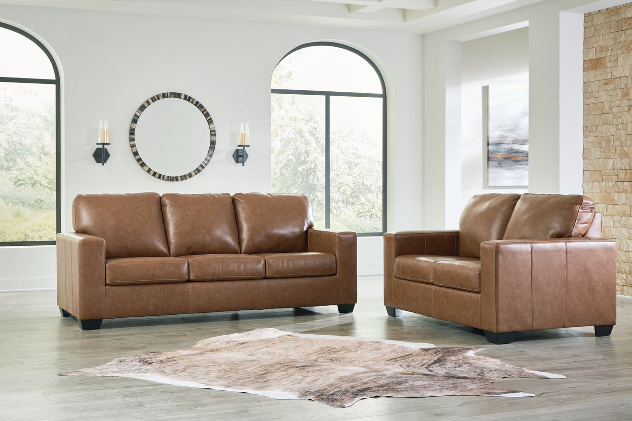 Bolsena - Caramel - 2 Pc. - Sofa, Loveseat Tony's Home Furnishings Furniture. Beds. Dressers. Sofas.