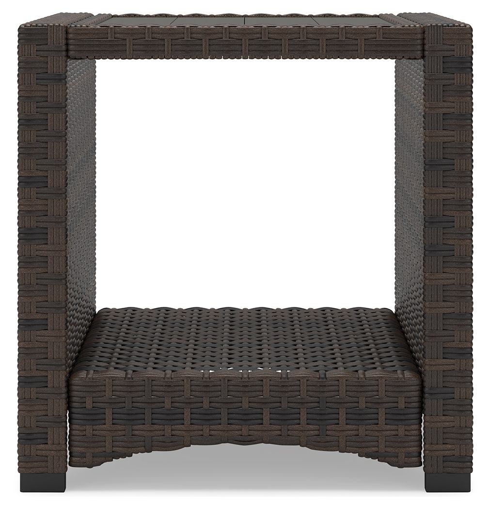 Windglow - Brown - Square End Table - Tony's Home Furnishings
