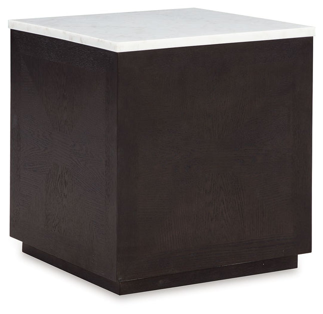 Henridge - Black / White - Accent Table Signature Design by Ashley® 