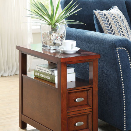 Perrie - Accent Table - Cherry - Tony's Home Furnishings