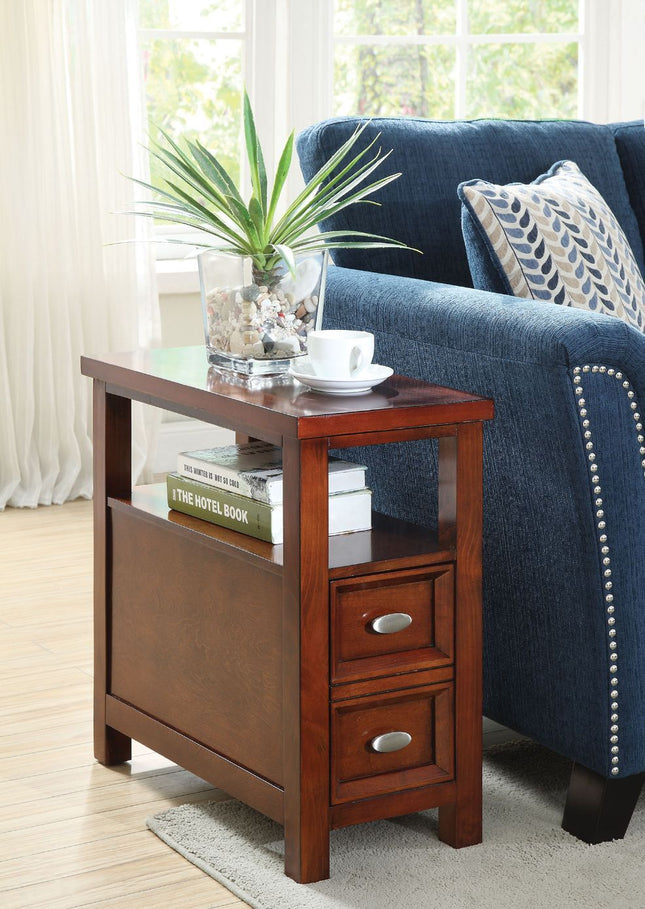 Perrie - Accent Table - Cherry - Tony's Home Furnishings