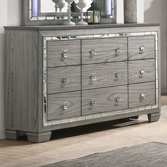 Antares - Dresser - Light Gray Oak - Tony's Home Furnishings