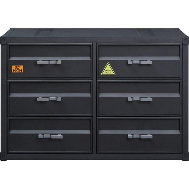 Cargo - Dresser - Gunmetal Finish - Tony's Home Furnishings