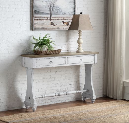 Carminda - Console Table - White - Tony's Home Furnishings