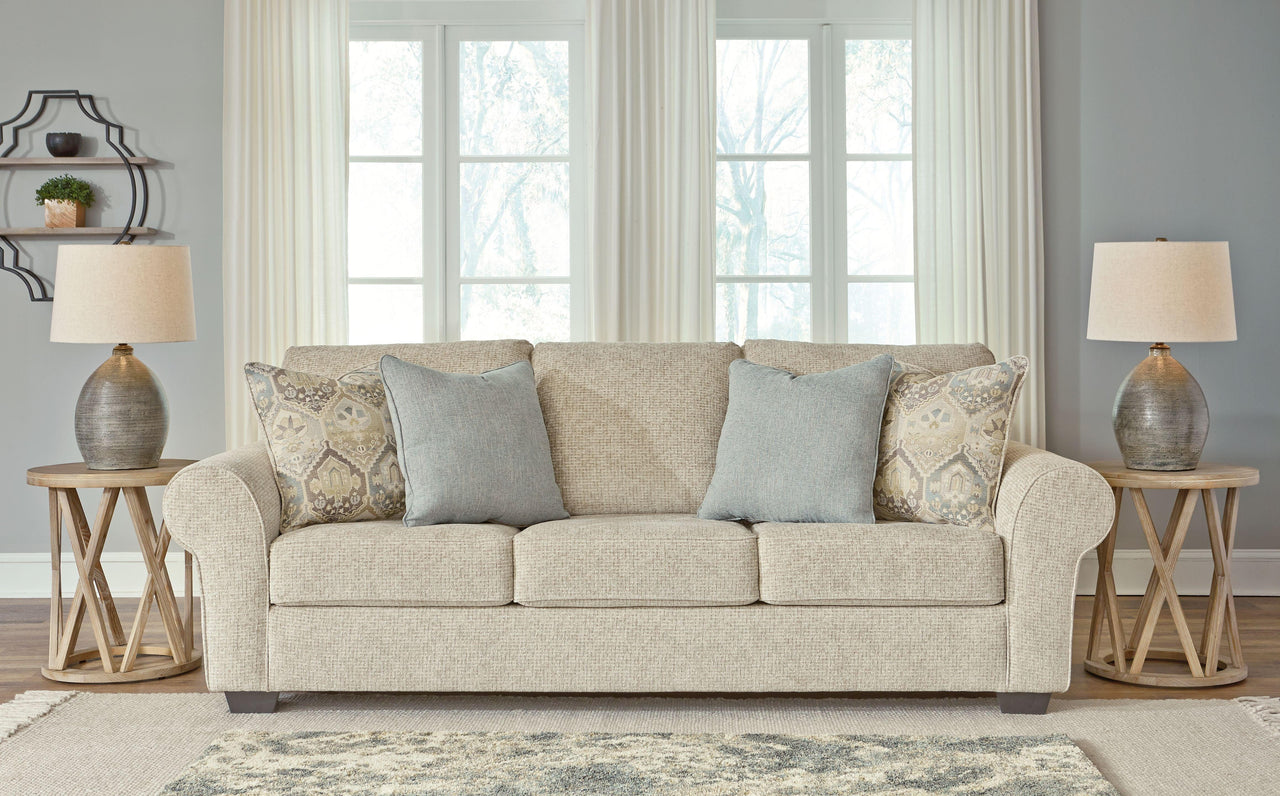 Haisley - Ivory - Queen Sofa Sleeper Tony's Home Furnishings Furniture. Beds. Dressers. Sofas.