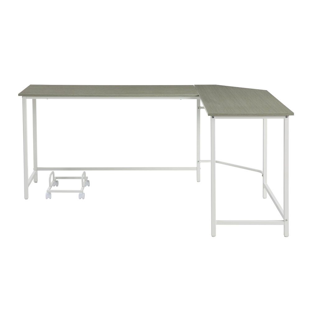 Dazenus - Desk - Gray & White Finish - 30" - Tony's Home Furnishings