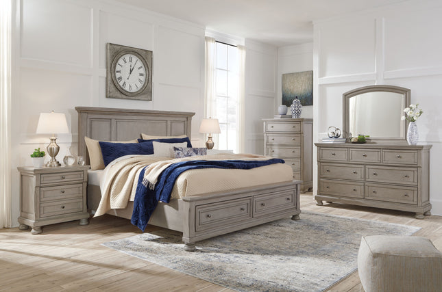 Lettner - Panel Storage Bedroom Set - Tony's Home Furnishings