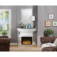 Thumbnail for Nysa - Fireplace - Mirrored & Faux Crystals - 42
