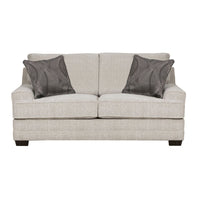 Thumbnail for Avedia - Loveseat - Beige/Gray Chenille - Tony's Home Furnishings