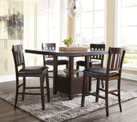Thumbnail for Haddigan - Dining Table With Bar Stools - Tony's Home Furnishings