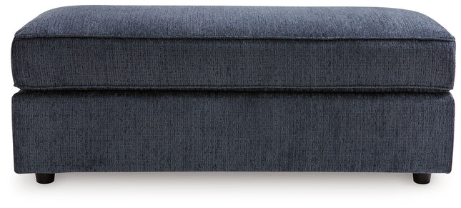 Albar Place - Cobalt - Oversized Accent Ottoman - Tony's Home Furnishings