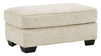 Thumbnail for Haisley - Ivory - Ottoman Tony's Home Furnishings Furniture. Beds. Dressers. Sofas.