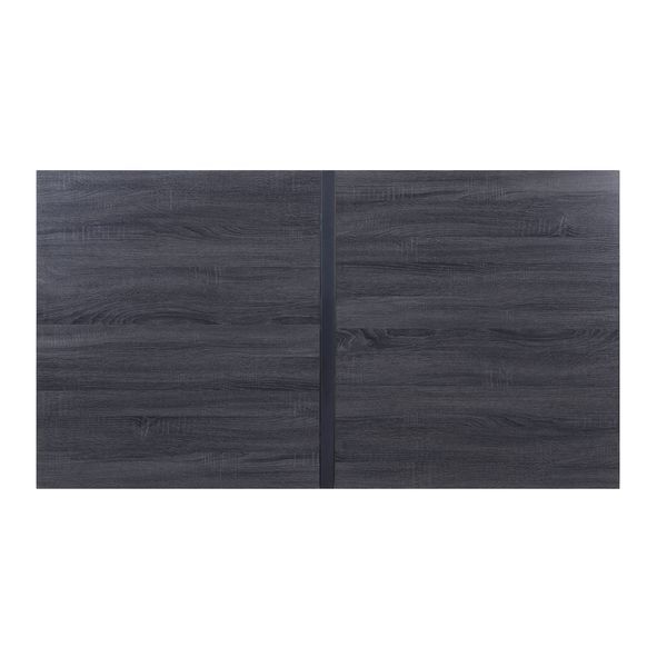 Nakula - Dining Table - Gray Oak & Black Finish - Tony's Home Furnishings