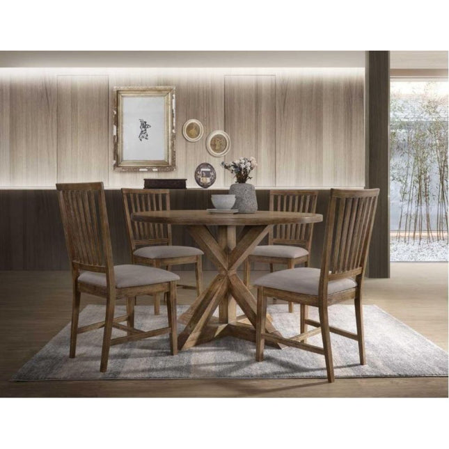 Wallace II - Dining Table - Weathered Oak - Tony's Home Furnishings