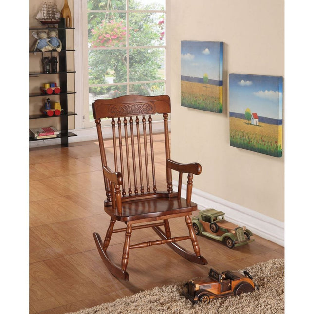 Kloris - Youth Rocking Chair - Tobacco - 30" - Tony's Home Furnishings