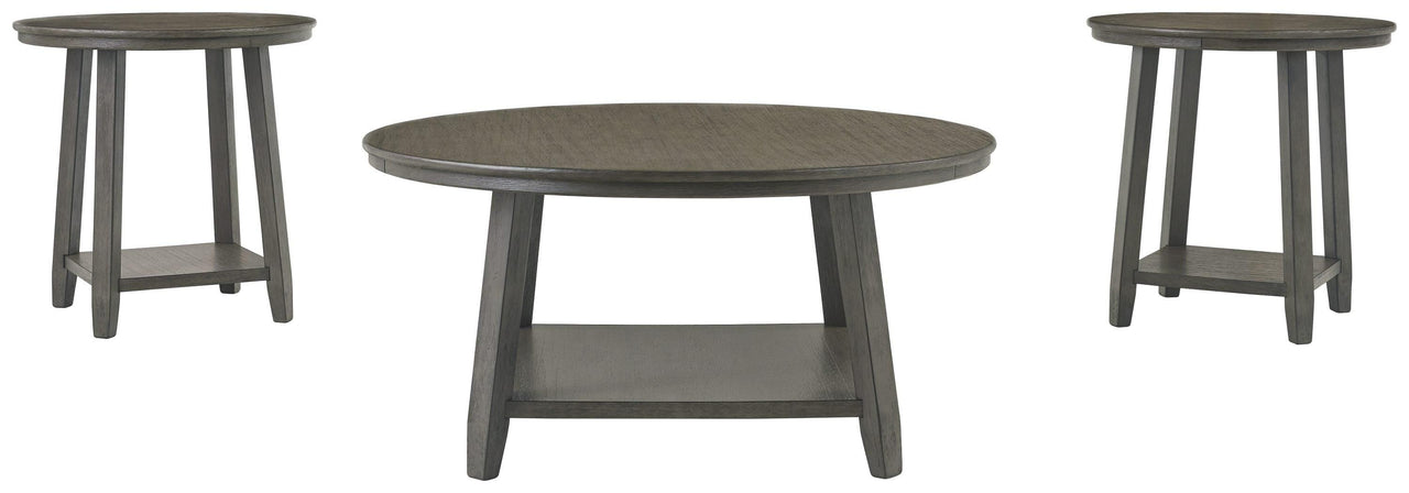 Caitbrook - Gray - Occasional Table Set (Set of 3) Tony's Home Furnishings Furniture. Beds. Dressers. Sofas.