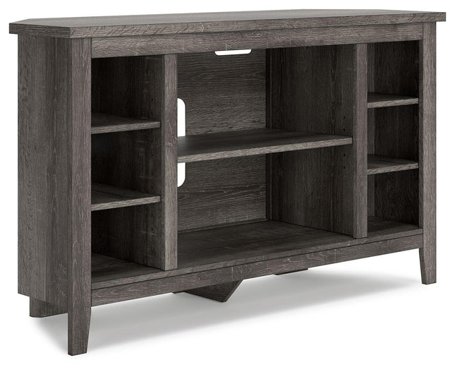 Arlenbry - Gray - Corner TV Stand/Fireplace Opt Signature Design by Ashley® 